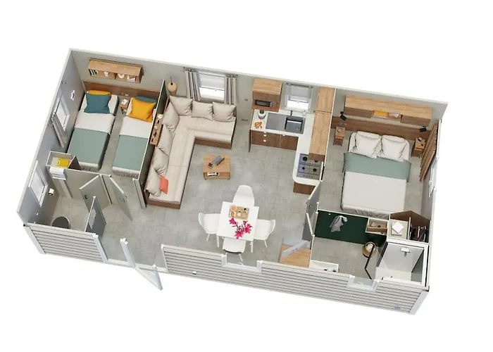 Daire Mobile-home Dans 4 Etoiles *